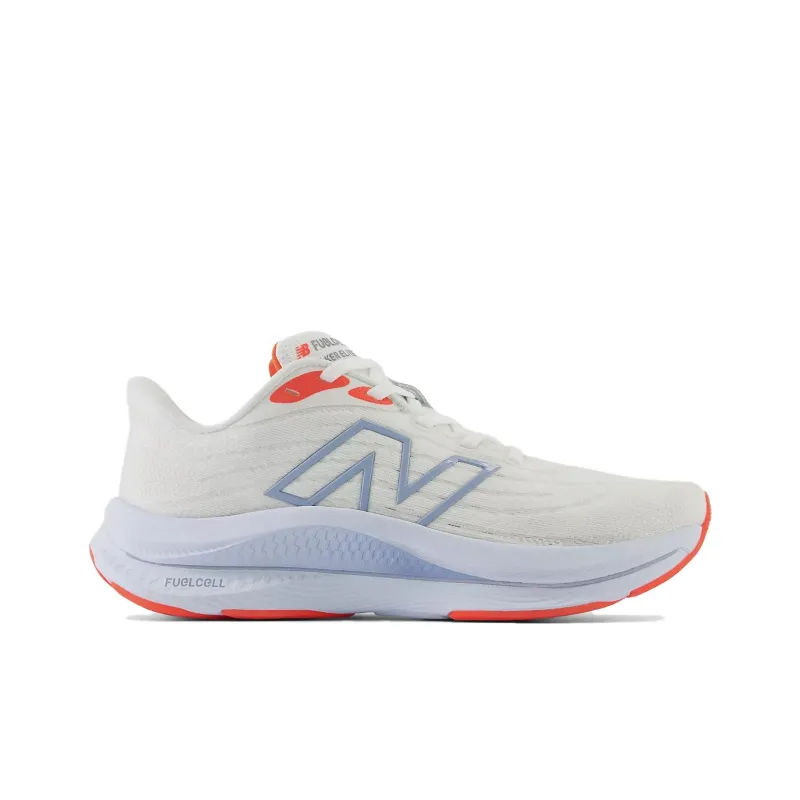 New Balance NB FuelCell Cushioning Low Top Running Shoes Women's White Red-1