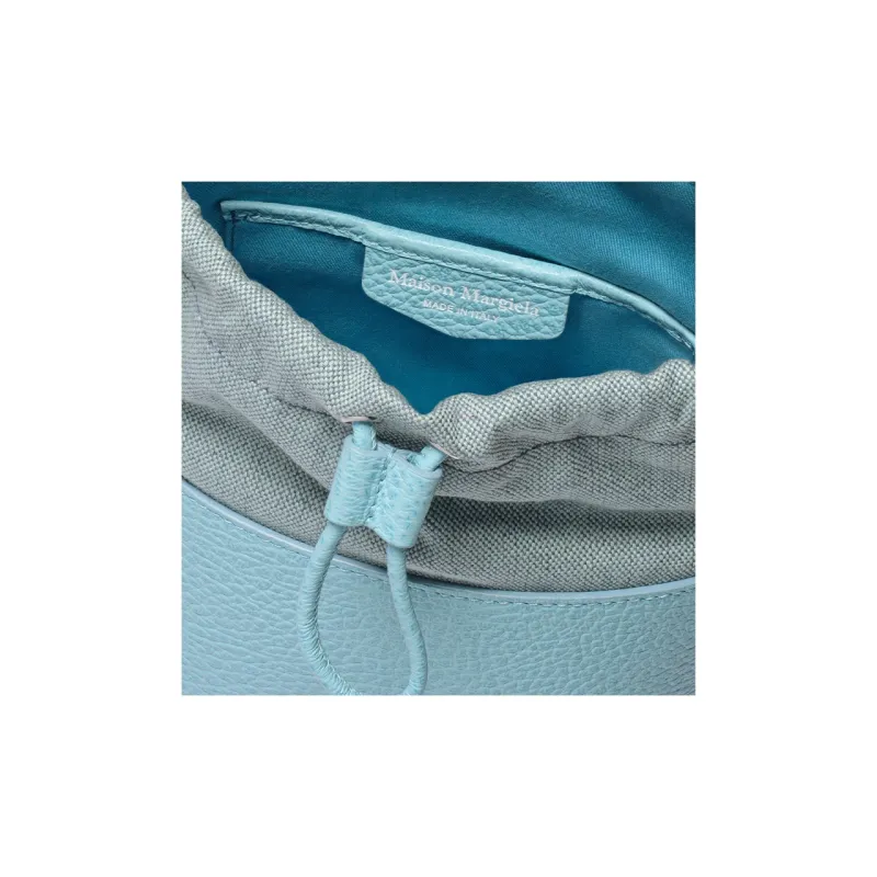Maison Margiela 5AC Grain Calfskin Bucket Bags Crossbody Bag, Shoulder Bag Women's Light Blue-3