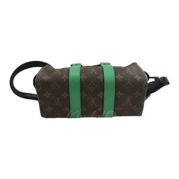 LOUIS VUITTON Keepall Bandouliere 25 Monogram Macassar Minty Green-4