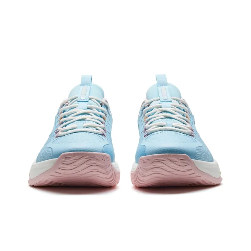 XTEP Windchase 1-V2 Low-Top Basketball Shoes Men's Blue Pink-3