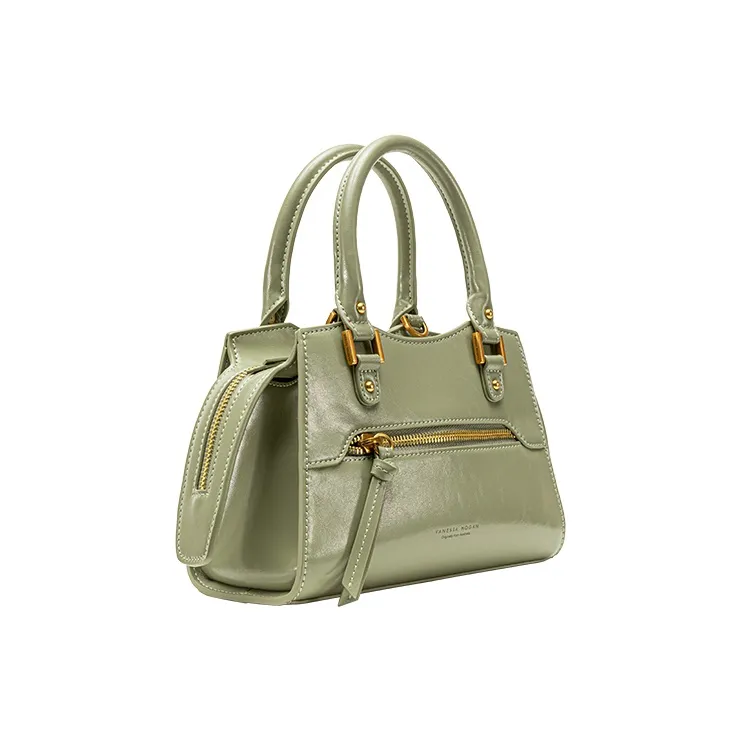 VANESSA HOGAN Vh Classic Series Leather Crossbody Bags Handbags Medium Size Women's Green-1