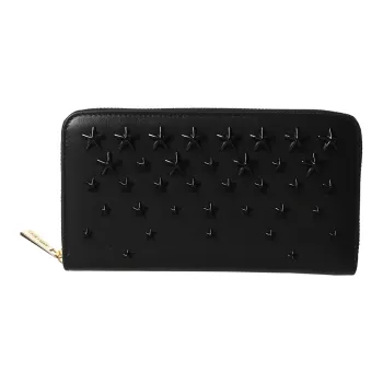 Jimmy Choo Pippa Logo Plaque Quilted Wallet