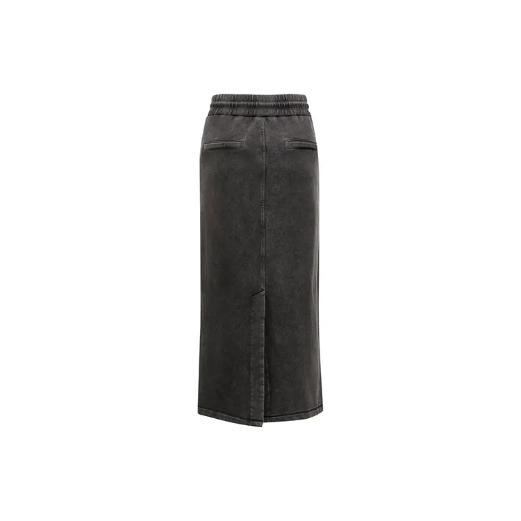 ONLY Denim Long Skirts Women's H1Z Black-1