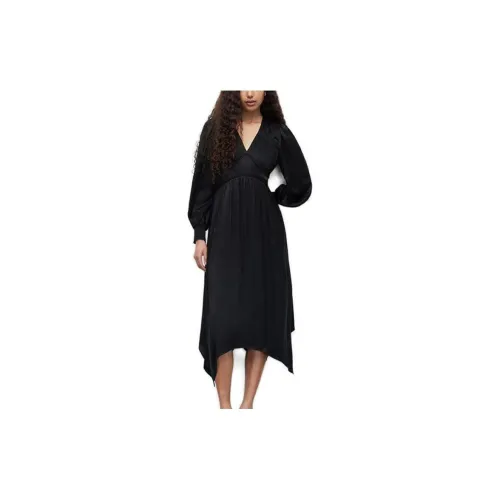 ALLSAINTS Long-Sleeved Dresses Women's Black