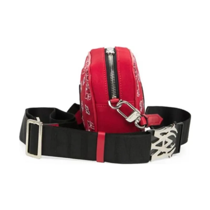 AMIRI Cotton Canvas Canvas Bag Shoulder Bags Men's Red-1