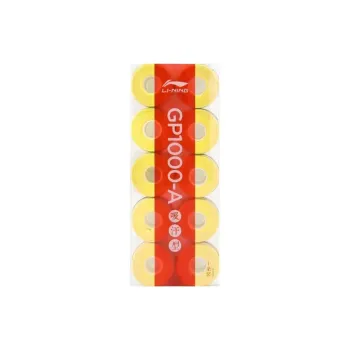 LiNing Badminton Grip Tape Yellow Polyurethane Thin GP1000 A