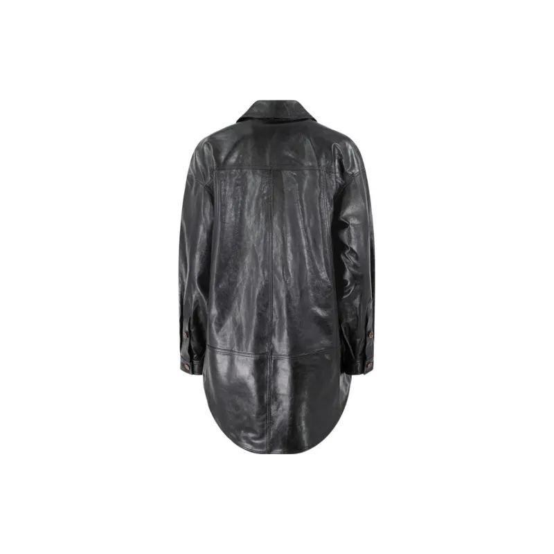 Ulla Johnson Leather Jackets Women's Black-1