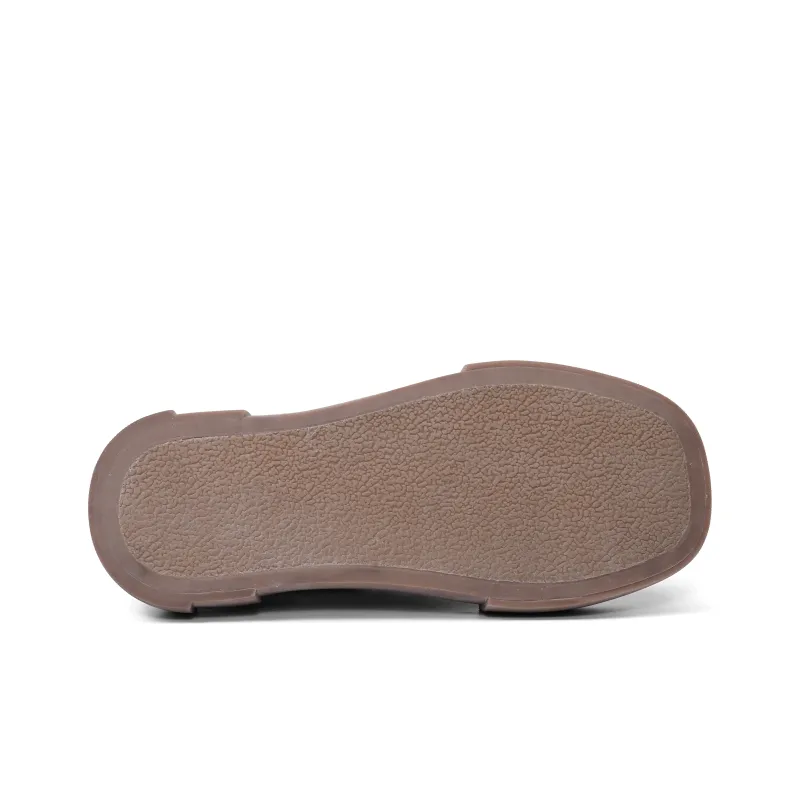 CROOKED CARD Low Top Canvas Shoes Unisex Pink Brown-5