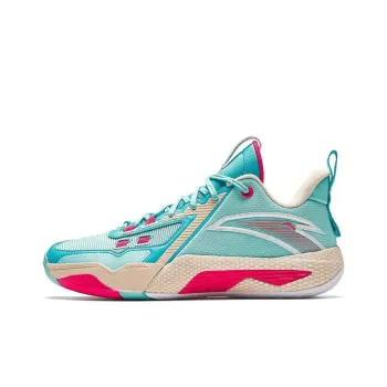 Anta Quick Battle 5 Mid Top Basketball Shoes Men's Blue