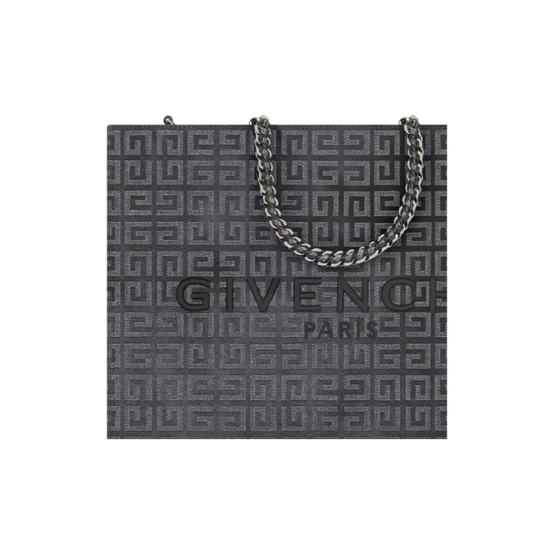 GIVENCHY G-Tote Canvas Tote Bag Shopping Bag Handbag Medium Size Women's Dark Gray-4