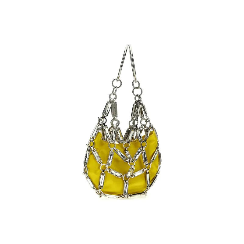 DSQUARED 2 Cage Embellished Chain Link Detailed Tote Bag-3