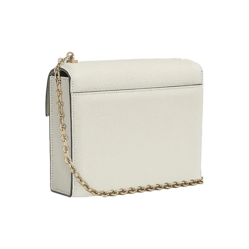 HERMES Verrou Mysore Goat Skin Verrou Bag, Shoulder Bag, Crossbody Bag Mini Women's 0TMushroom White-2