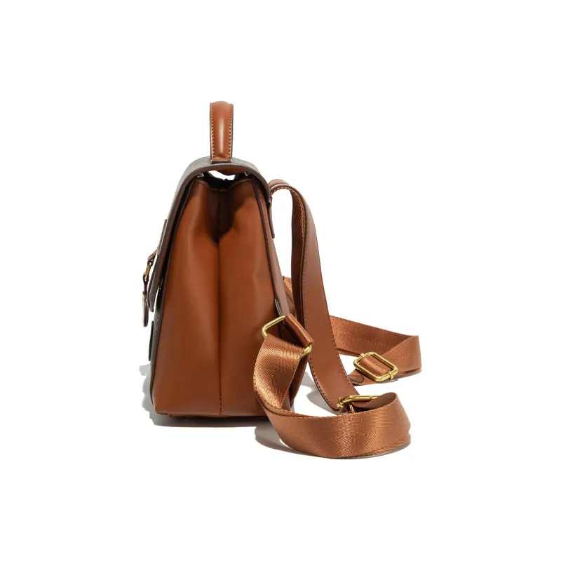 MISS GAIL Artificial Leather Carry Backpack Medium Size Women's Multicolor-4
