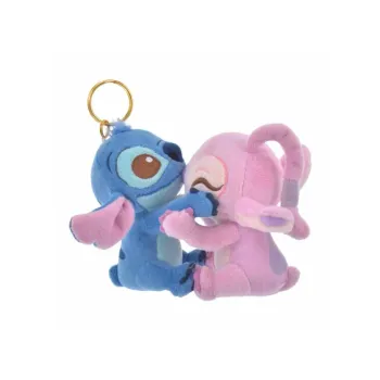 Disney Characters Happy Hug Collection Stitch Angel Dolls Plush Pendant Small Size Tall