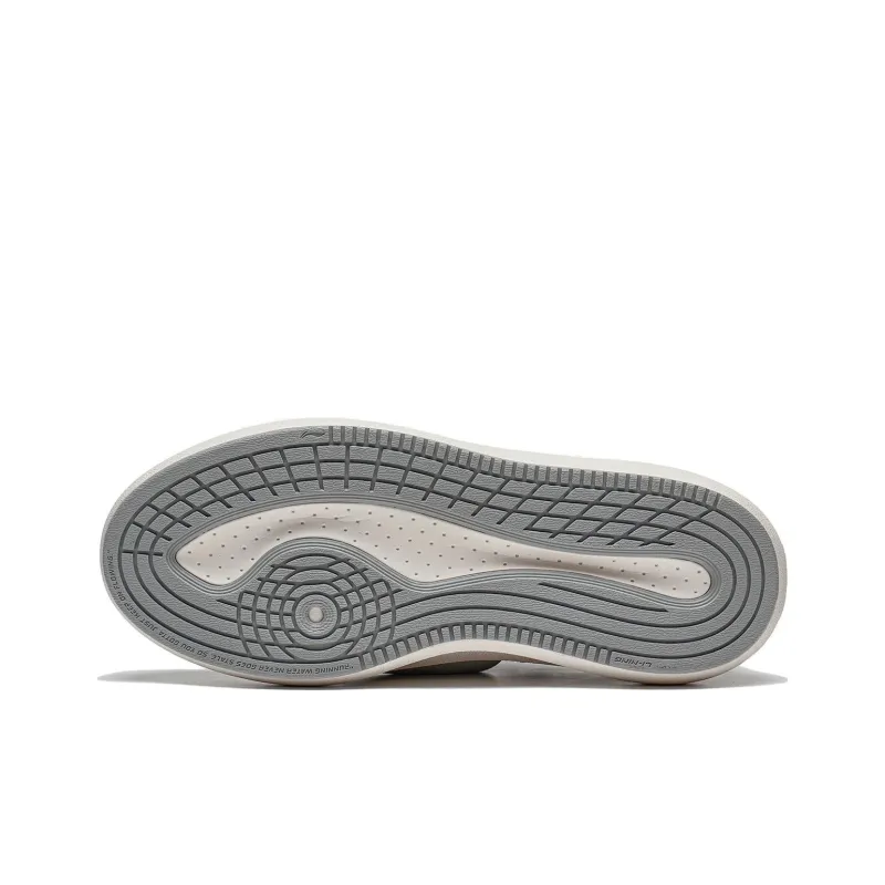 LiNing Yun You C4D Slip Resistant Cushioning Low Top Skateboard Shoes Women's Gray-4