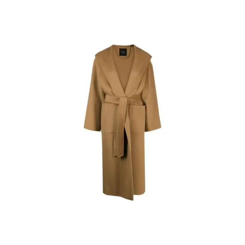 PINKO Coats Women's Khaki