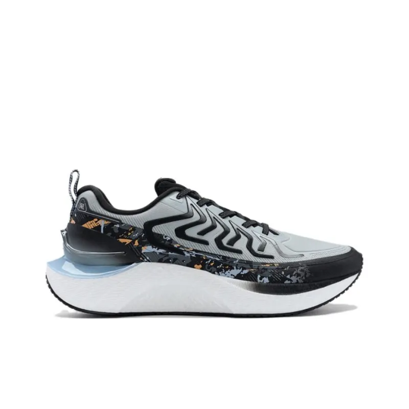 XTEP Cushioning, Wear Resistant Low Top Running Shoes Men's Black Gray-1