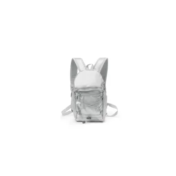 Crying Center Fabric Mountaineering Bag, Picnic Bag, Backpack Regular Women's Silver