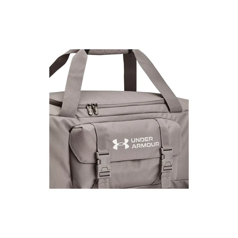 Under Armour Gametime Polyester Portable One Shoulder Crossbody Gym Bag Travel Bag Small Size Unisex Gray-3