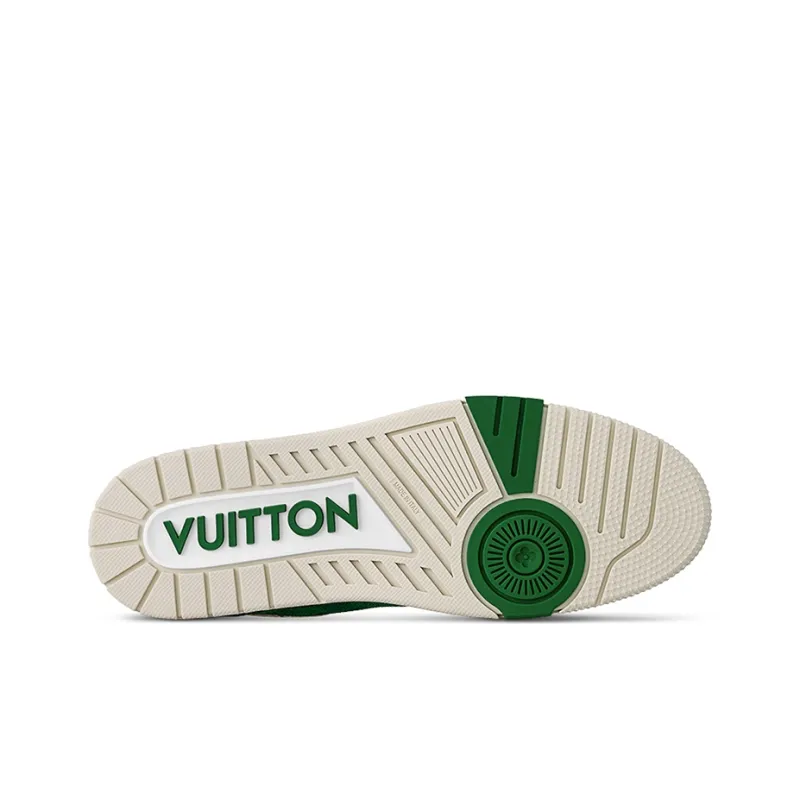 LOUIS VUITTON LV Trainer Damier White Green-4