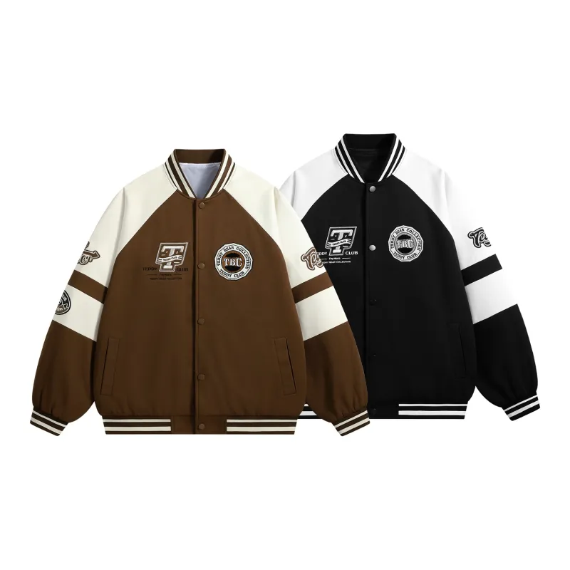 Teddy Bear Collection TEDDY College Series Baseball Jacket Coat Unisex-31