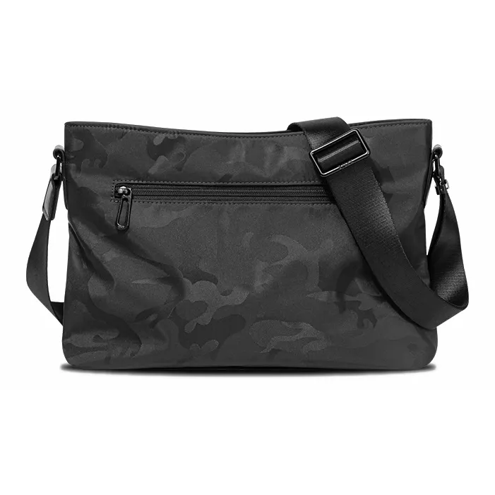 BJIAX Nylon Casual Backpack Crossbody Bag Shoulder Bag Unisex Blue Camouflage/Black Camouflage/Black-12