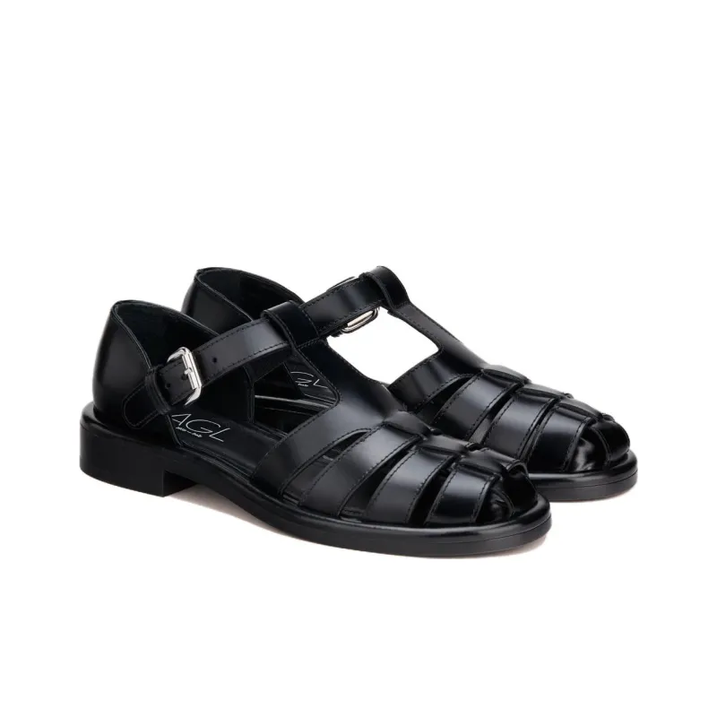 AGL Roman Sandals Women's Black-1