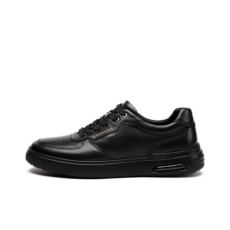 CHARRIOL Low-Top Skateboard Shoes Men's Black-0