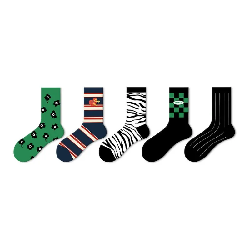 JKN Unisex Mid Calf Socks-11