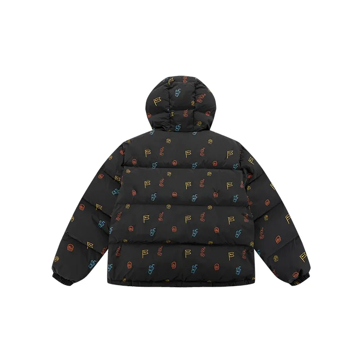 DANGEROUSPEOPLE Down Jacket Unisex Black-1