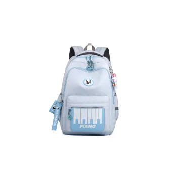 PINK·LAND Nylon Backpack Women's Blue/Black/Purple/Pink