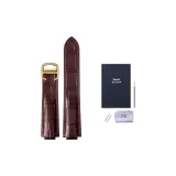 Brown with Gold Folding Clasp