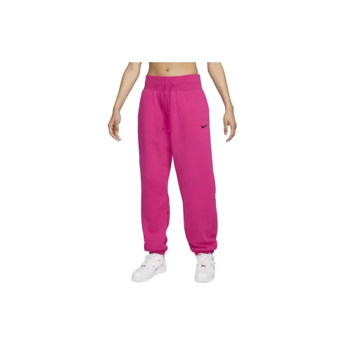 Nike Knitted Sweatpants Women's Rose Red