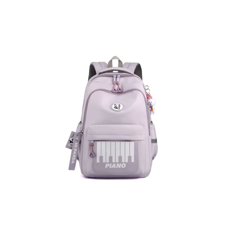 PINK·LAND Nylon Backpack Women's Blue/Black/Purple/Pink-4