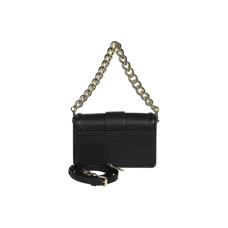 VERSACE JEANS COUTURE Polyester Handbag, Shoulder Bag Women's Black-3