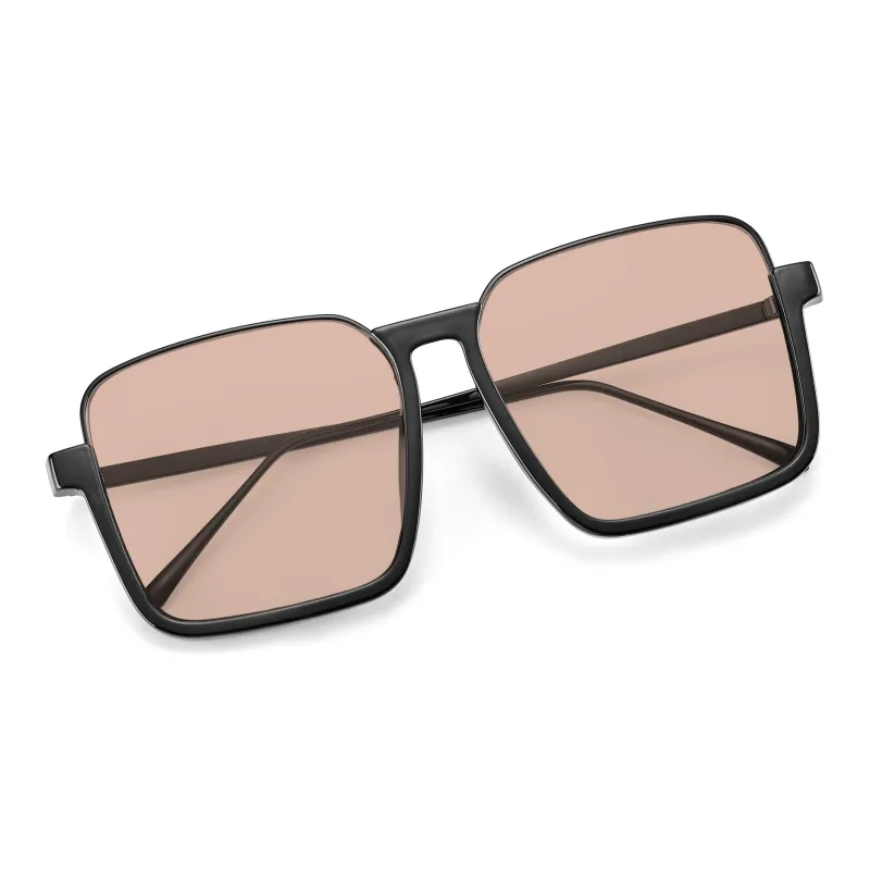 CLARKIA FLOWER Alloy PC Square Sunglasses Unisex-3