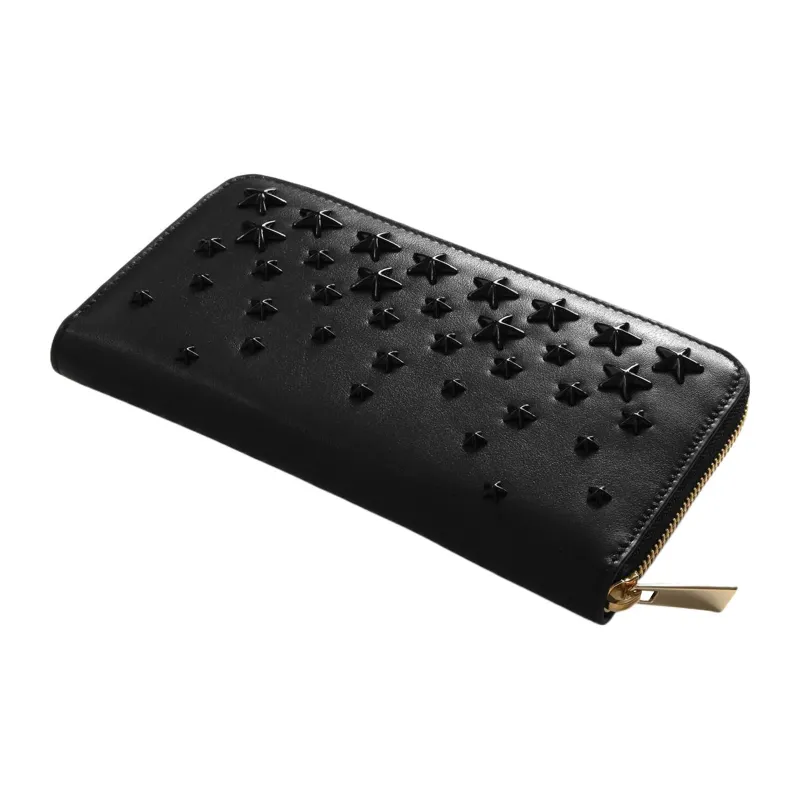 Jimmy Choo Pippa Logo Plaque Quilted Wallet-1