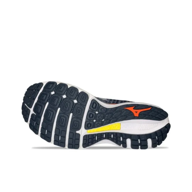 Mizuno Wave Sky Waveknit Wave Sky Waveknit 3 Anti Slip Wear Resistant Low Top Running Shoes Men's Gray Blue-3