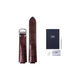 Brown-Silver Folding Clasp