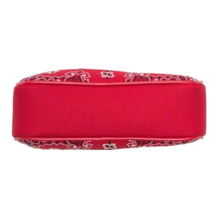 AMIRI Cotton Canvas Canvas Bag Shoulder Bags Men's Red-3
