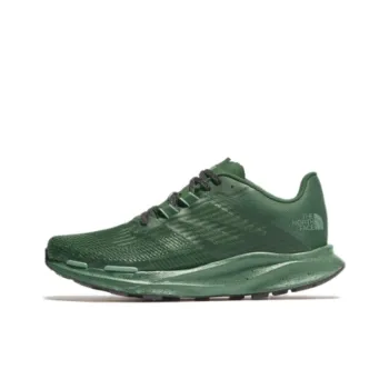THE NORTH FACE Vective Eminus Cushioning Breathable Low Top Running Shoes Men's Green