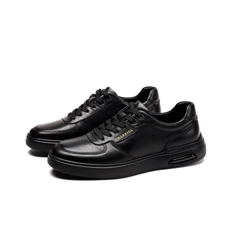 CHARRIOL Low-Top Skateboard Shoes Men's Black-2