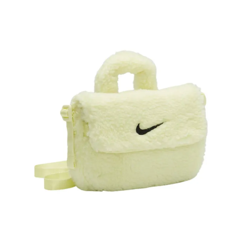 Nike Fabric Portable One Shoulder Bag Crossbody Bag Regular Women's Bright Green-1