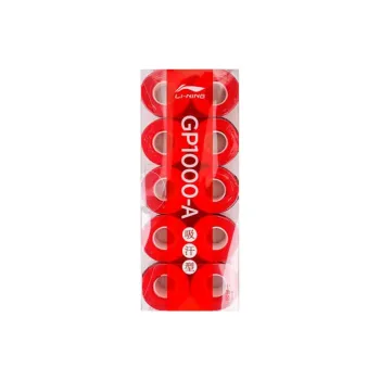 LiNing Badminton Grip Tape Red Polyurethane Thin GP1000