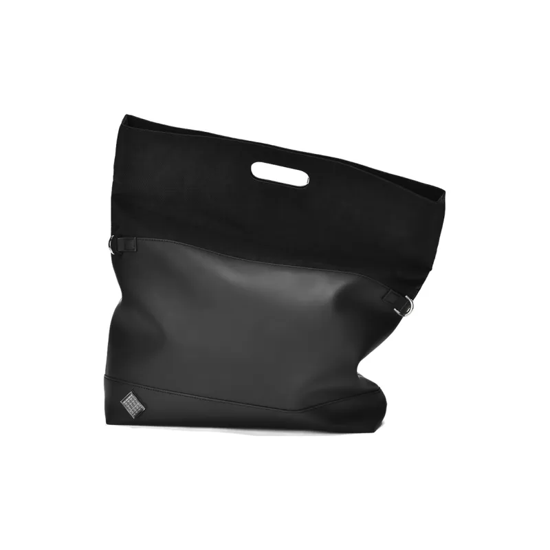 EPIPHQNY PU Messenger Bag Shoulder Bag Crossbody Bag Regular Unisex Black-3