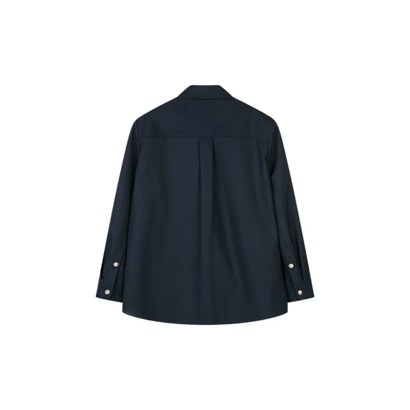 UOOYAA Business Suits Women's Navy Blue-1