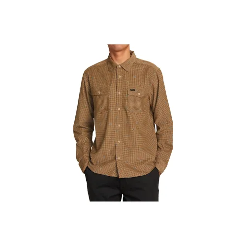 RVCA Shirts Unisex Khaki