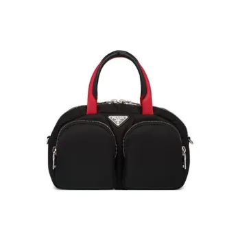 PRADA Nylon Handbag Women's Black