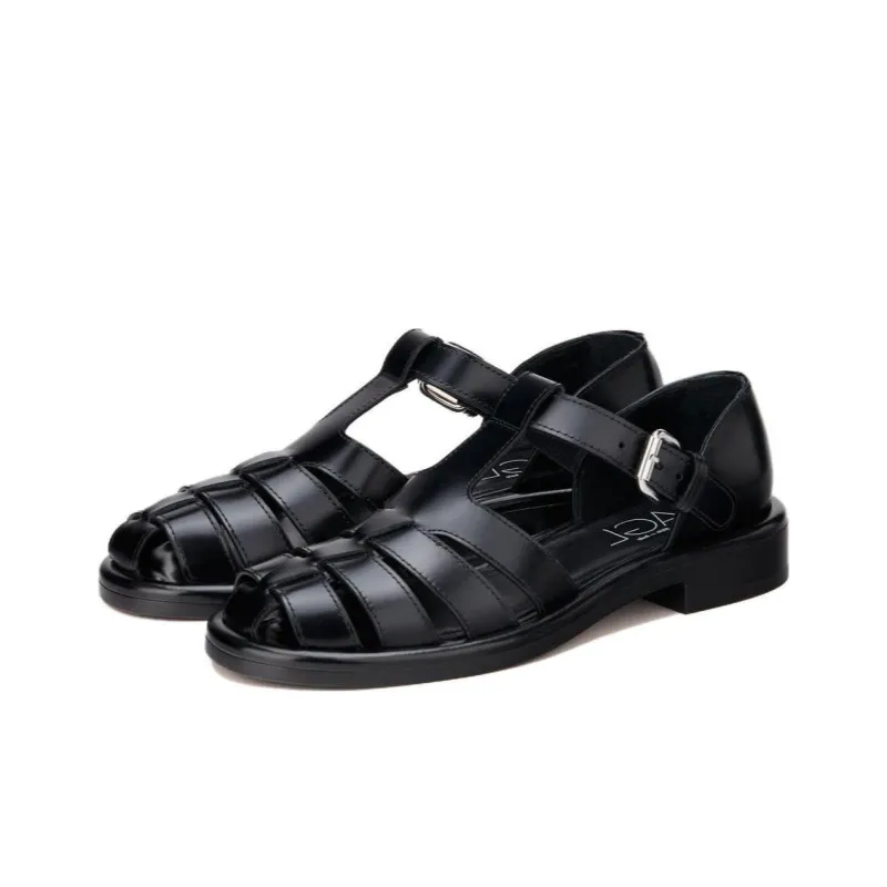 AGL Roman Sandals Women's Black-2
