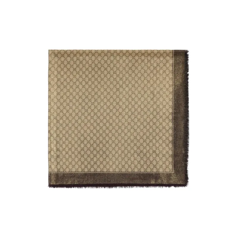 GUCCI GG jacquard Wool Scarf-1